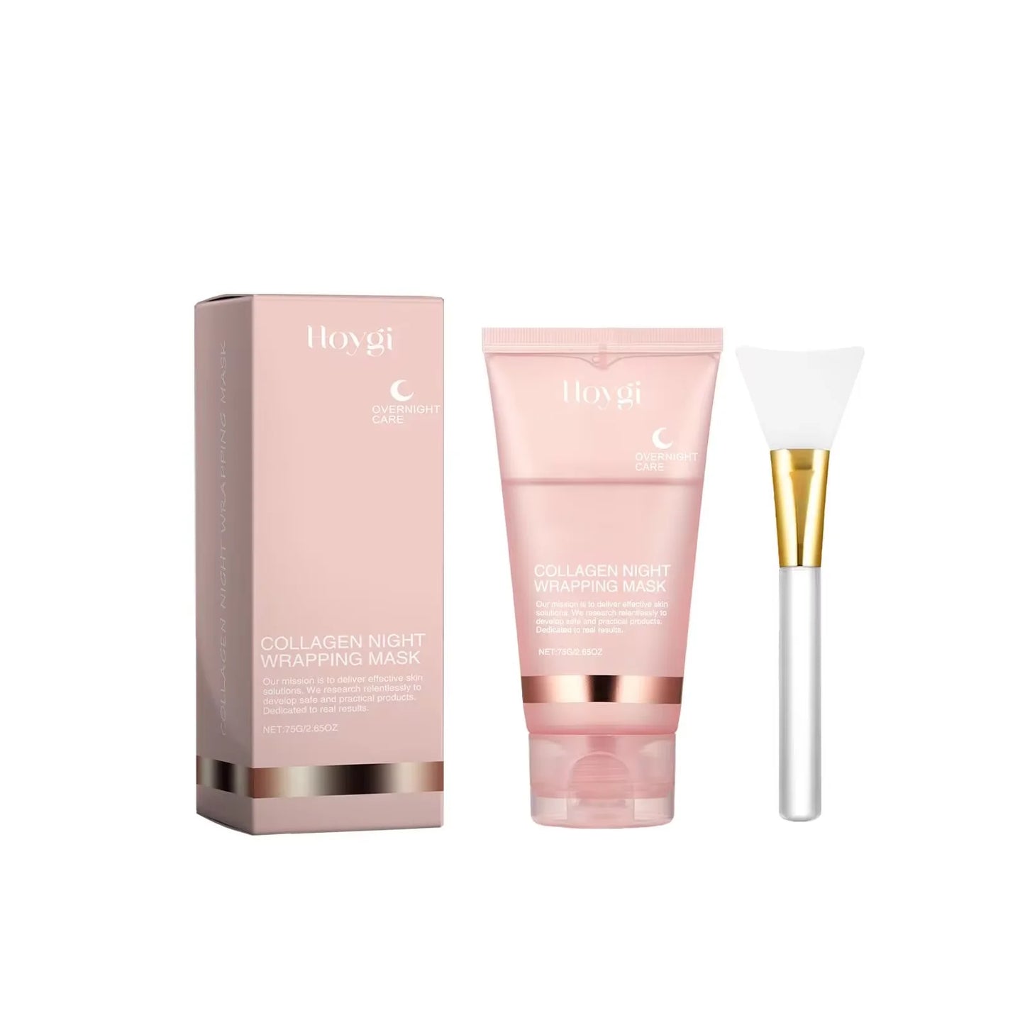 75ML Collagen Peel Off Face Mask Deeply Hydrating Moisturizing Night Wrapping Mask Cream Firming Skin Peel-off Facial Mask