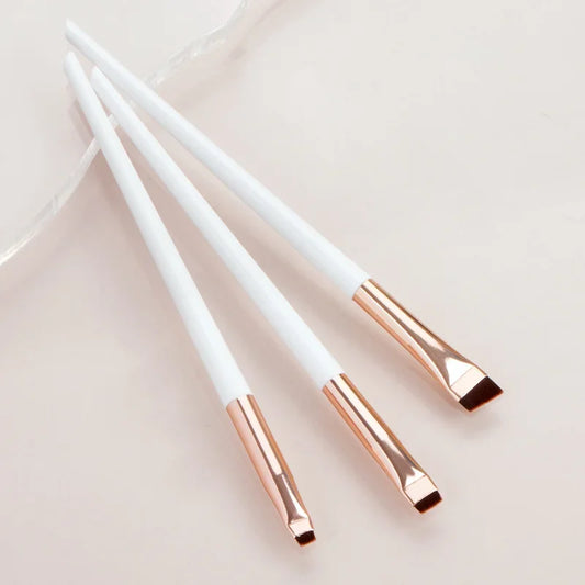 Wholesale 3pcs/set Blade Eyeliner Brush Eyebrow Brush Portable Flat Fine Eye Liner Brow Contour Makeup Brushes Makeup Tool