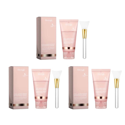75ML Collagen Peel Off Face Mask Deeply Hydrating Moisturizing Night Wrapping Mask Cream Firming Skin Peel-off Facial Mask