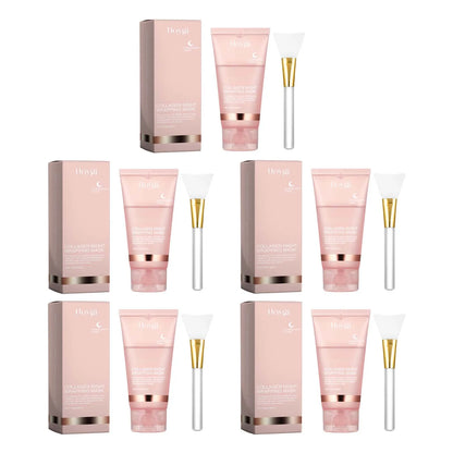 75ML Collagen Peel Off Face Mask Deeply Hydrating Moisturizing Night Wrapping Mask Cream Firming Skin Peel-off Facial Mask