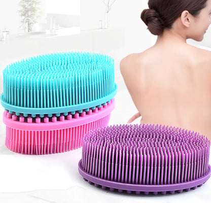 Silicone Baby Bath Brush, Soft Silicone Shower & Massage Brush for Infants
