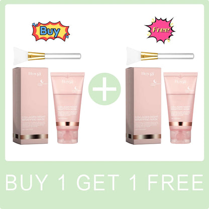 75ML Collagen Peel Off Face Mask Deeply Hydrating Moisturizing Night Wrapping Mask Cream Firming Skin Peel-off Facial Mask