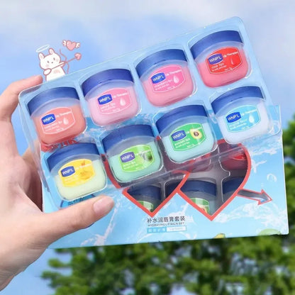 4pcs/box Natural Plant Lip Balm Moisturizing Plump Lips Lipsticks Makeup Base Anti-Cracking Lips Oil Lip Plumper Skin Care