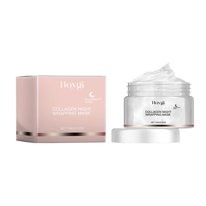 75ML Collagen Peel Off Face Mask Deeply Hydrating Moisturizing Night Wrapping Mask Cream Firming Skin Peel-off Facial Mask