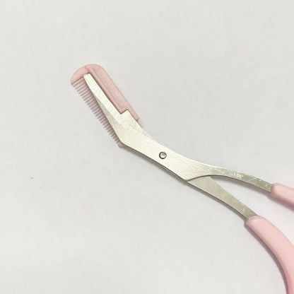 Eyebrow Trimming Knife Face Razor For Women Professional Eyebrow Scissors With Comb Brow Trimmer Scraper Accessories